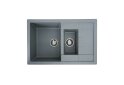 Image 10 - Гранитная кухонная мойка Valeso 7850W Toskana матовая Платинум
