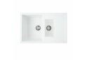 Image 11 - Гранитная кухонная мойка Valeso 7850W Toskana матовая Платинум