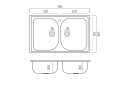 Image 12 - Гранитная кухонная мойка Valeso 7950 Equatoria матовая Платинум
