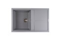 Image 13 - Гранитная кухонная мойка Valeso 7950 Selena матовая Платинум