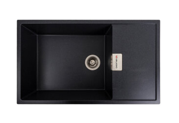 Image Гранитная кухонная мойка Valeso 8650 Diamond матовая Платинум