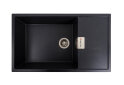 Image 1 - Гранитная кухонная мойка Valeso 8650 Diamond матовая Платинум