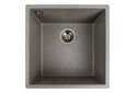 Image 9 - Гранитная мойка для кухни Platinum 4040 Ruba матовая Платинум