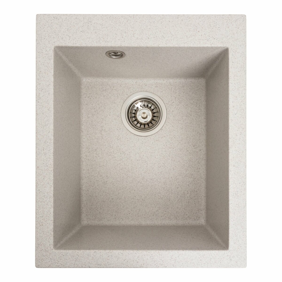 Фото 8 - Гранитная мойка для кухни Platinum 4150 Sokil матовая Платинум