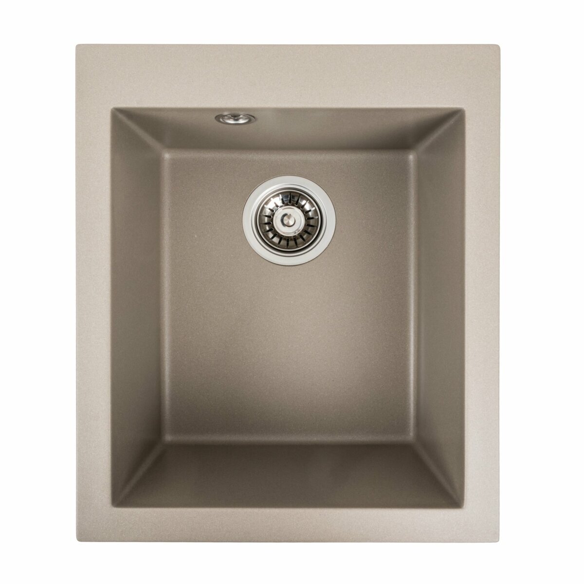 Фото 11 - Гранитная мойка для кухни Platinum 4150 Sokil матовая Платинум