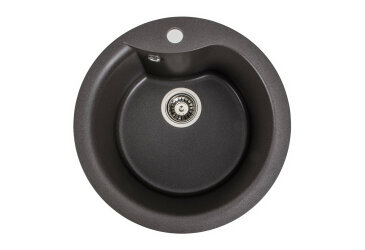 Image Гранитная мойка для кухни Platinum 480 Turas матовая Платинум
