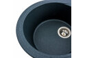 Image 5 - Гранитная мойка для кухни Platinum 5847 Onyx матовая Платинум