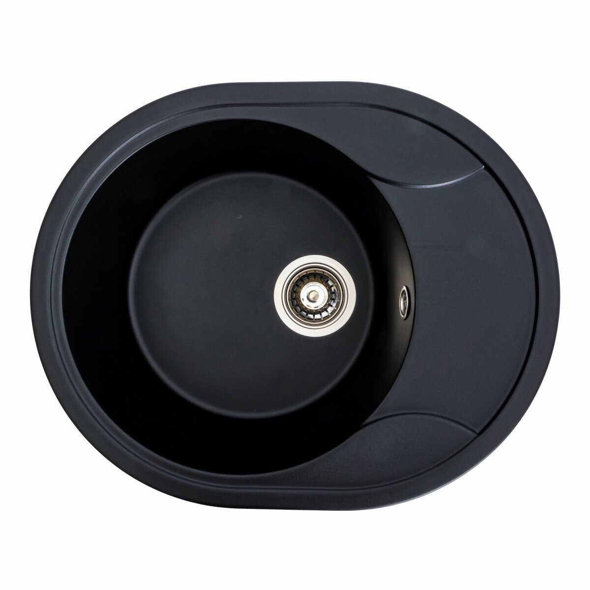 Фото 10 - Гранитная мойка для кухни Platinum 5847 Onyx матовая Платинум