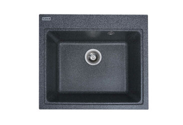 Image Гранитная мойка для кухни Platinum 5852 Vesta матовая Платинум