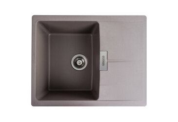 Image Гранитная мойка для кухни Platinum 6250 Zirkone матовая Платинум
