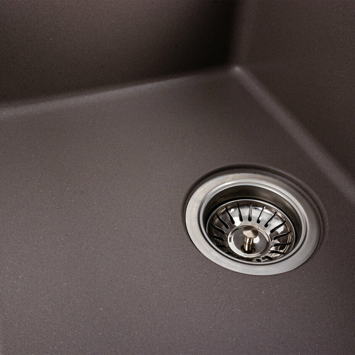 Фото 2 - Гранитная мойка для кухни Platinum 6250 Zirkone матовая Платинум