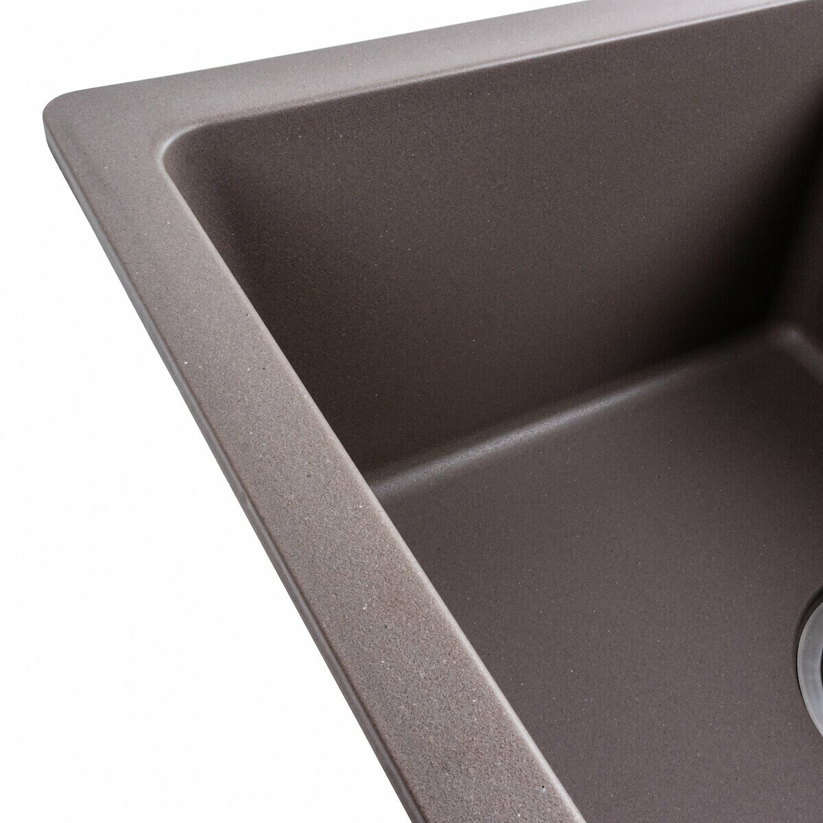 Фото 4 - Гранитная мойка для кухни Platinum 6250 Zirkone матовая Платинум