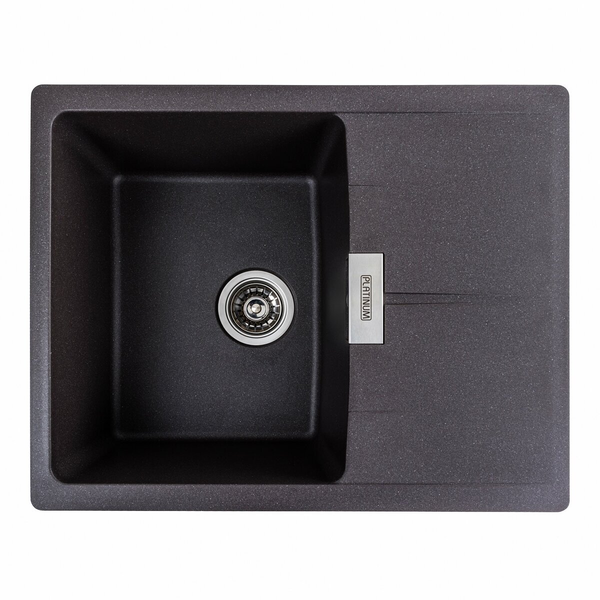 Фото 7 - Гранитная мойка для кухни Platinum 6250 Zirkone матовая Платинум