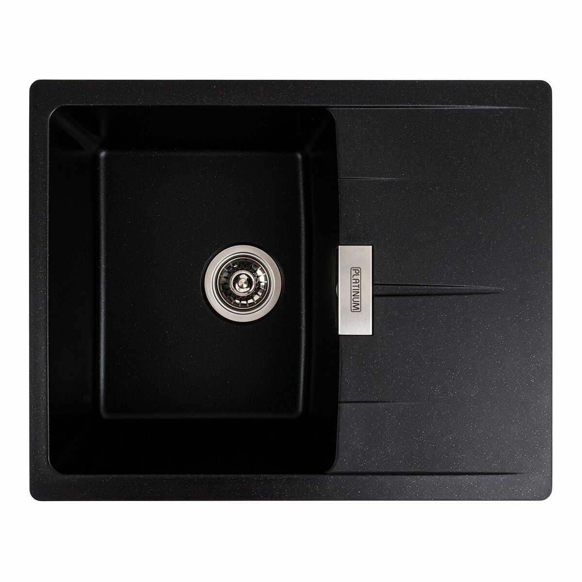 Фото 9 - Гранитная мойка для кухни Platinum 6250 Zirkone матовая Платинум