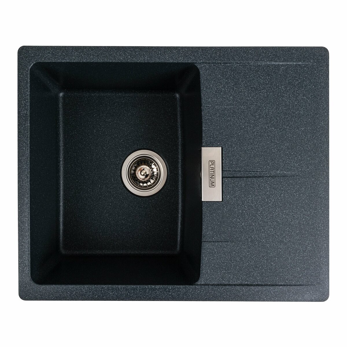 Фото 10 - Гранитная мойка для кухни Platinum 6250 Zirkone матовая Платинум