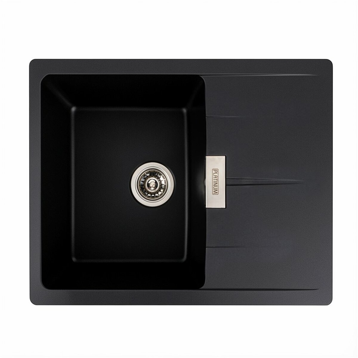 Фото 15 - Гранитная мойка для кухни Platinum 6250 Zirkone матовая Платинум