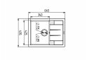 Image 12 - Гранитная мойка для кухни Platinum 6550 Intenso матовая Платинум
