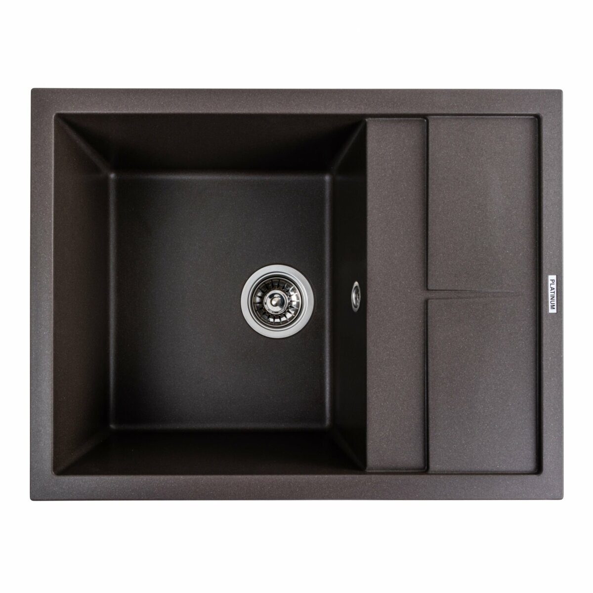 Фото 8 - Гранітна мийка для кухні Platinum 6550 Lotos матова Platinum