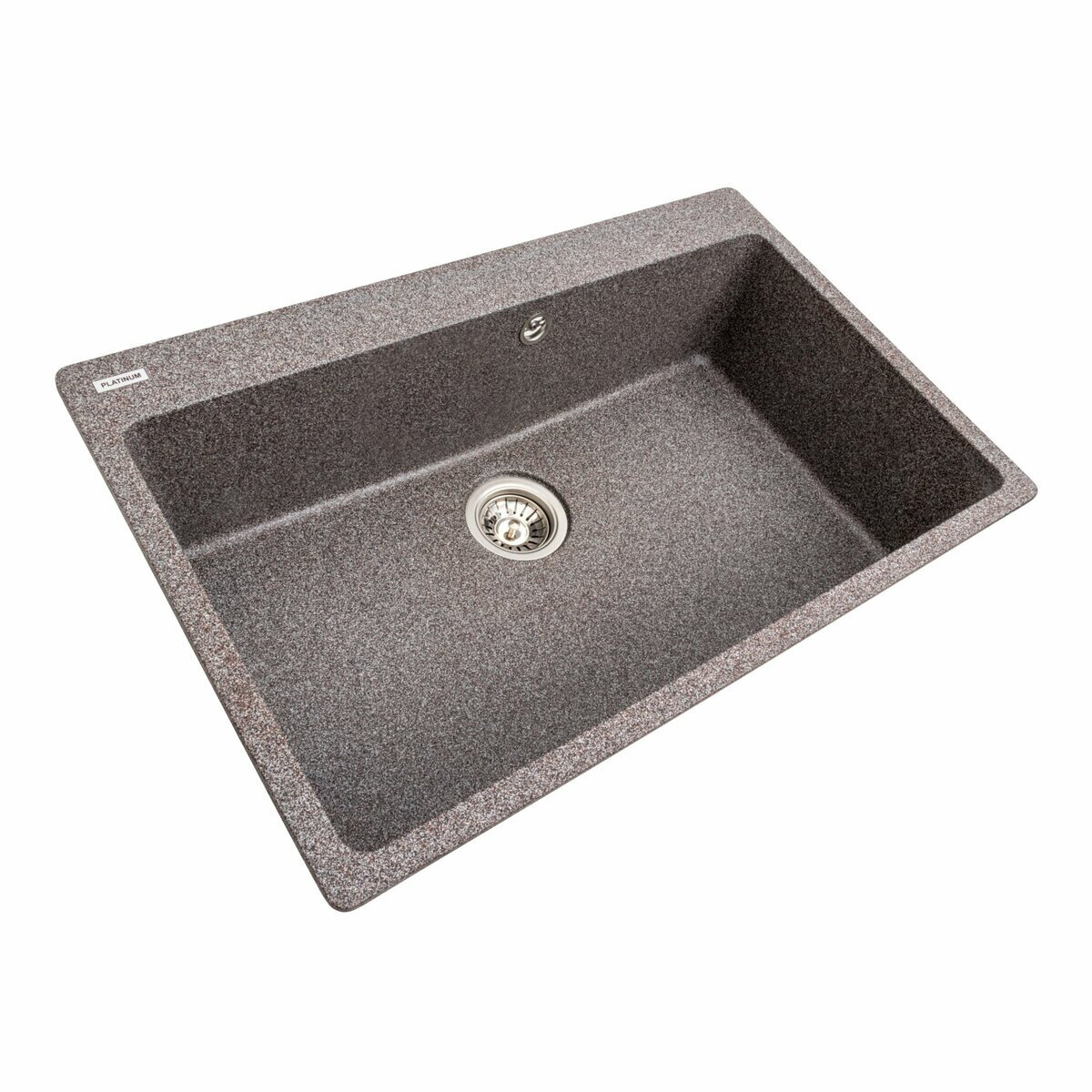 Фото 3 - Гранитная мойка для кухни Platinum 7850 Bogema матовая Платинум