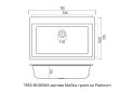 Image 18 - Гранитная мойка для кухни Platinum 7850 Bogema матовая Платинум