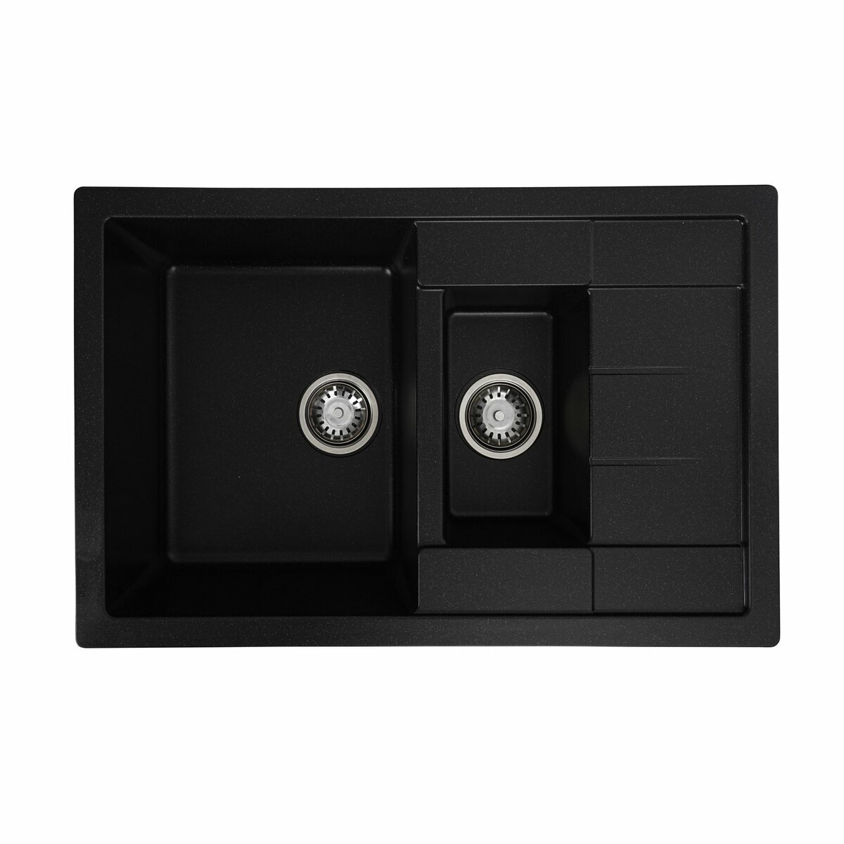 Фото 11 - Гранитная мойка для кухни Platinum 7850W Toskana матовая Платинум