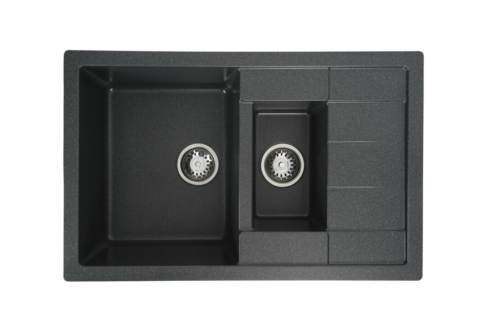 Фото 1 - Гранитная мойка для кухни Platinum 7850W Toskana матовая Платинум