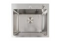 Image 1 - Кухонна мийка 50*45 нержавійка VALESO Handmade (сифон круглий, 3,0/0,8) Platinum