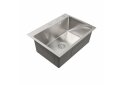 Image 3 - Кухонна мийка VALESO Handmade 600х450х220 (товщина 3,0/1,5 мм + дозатор в комплекті) Платинум