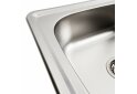 Image 4 - Кухонна мийка з нержавіючої сталі Valeso 7050 ДЕКОР (0,8/180 мм) Платинум