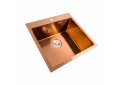 Image 3 - Кухонна мийка Platinum Handmade PVD мідь 500x500x220 (3,0/1,5 мм + дозатор в комплекті) Платинум