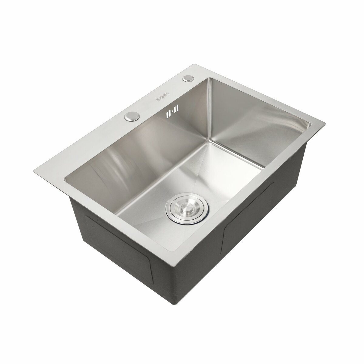 Фото 4 - Кухонна мийка Platinum Handmade 580х430х220 (товщина 3,0/1,5 мм + дозатор в комплекті) Platinum