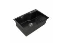 Image 4 - Кухонна мийка Platinum Handmade PVD 650х430х220 чорна (товщина 3,0/1,5 + дозатор в комплекті) Platinum