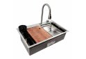 Image 4 - Кухонна мийка нержавійка CM 75*46A Platinum Handmade "Водоспад" Платинум