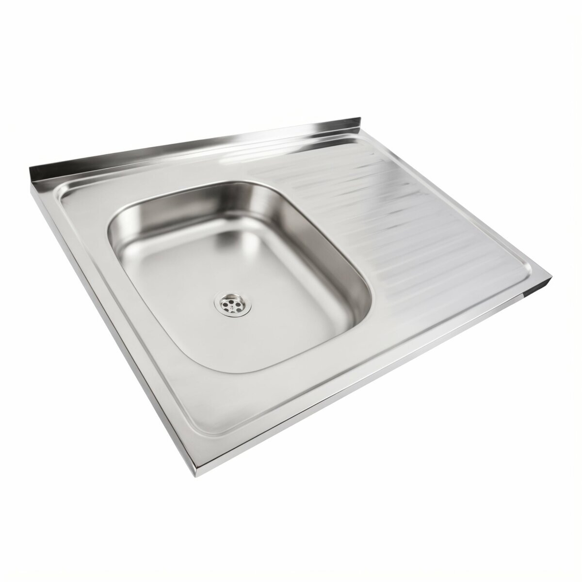 Фото 4 - Мийка кухонна з нержавіючої сталі Platinum 8060 L (0,4/120 мм) Platinum