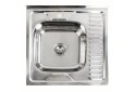 Image 1 - Кухонна мийка з нержавіючої сталі Platinum ПОЛІРОВКА 6060 L (0,7/160 мм) Платинум