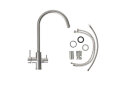 Image 2 - Смеситель кухонный 9A NESP (8204) Platinum Платинум