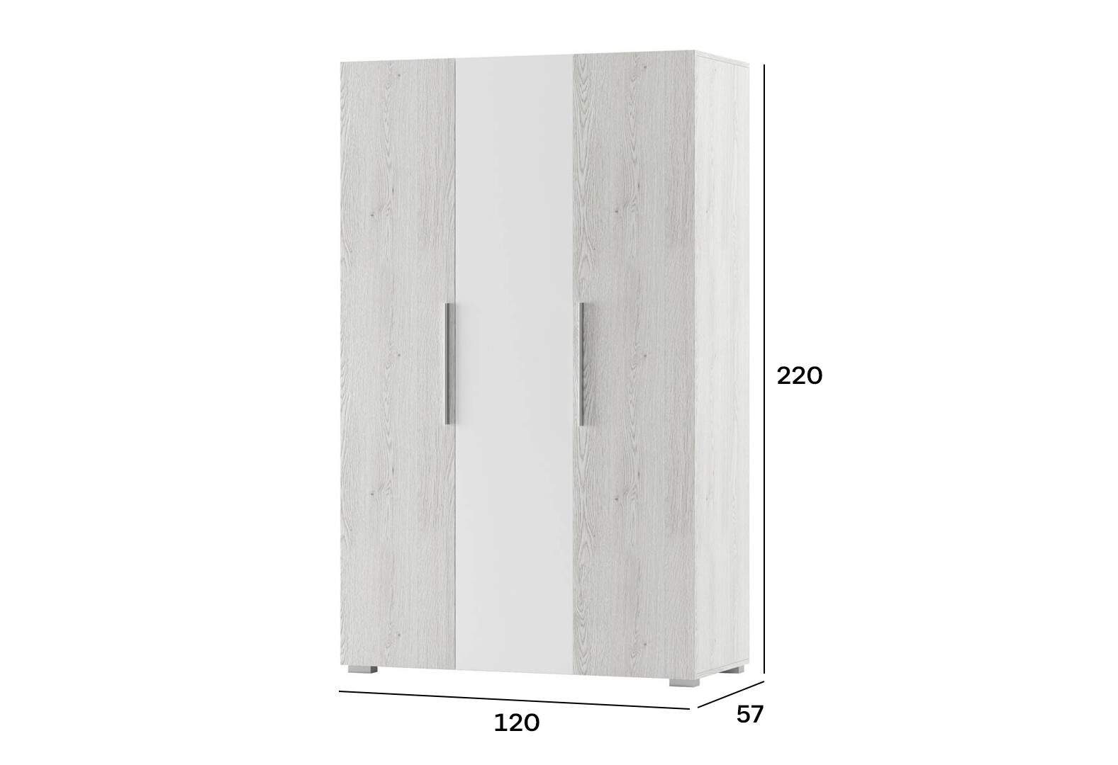 Фото 2 - Шкаф 3Д 1200 Ромбо Svit Mebliv