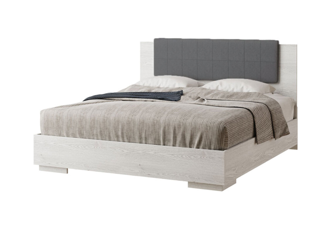 Фото Ліжко Світ Меблів Вівіан (без вкладу) 160х200 см, артвуд світлий / індастріал