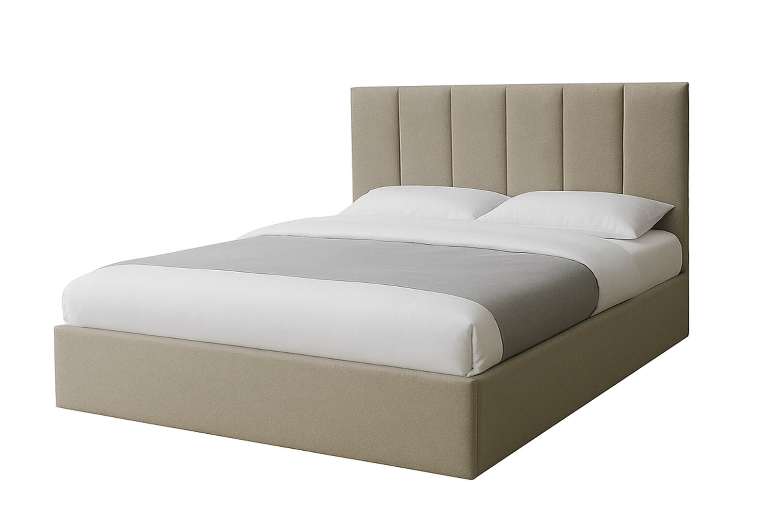 Фото 1 - Ліжко-подіум Kredens furniture Ніра 160х200 см, тк. Аляска 23