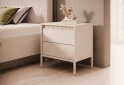 Изображение 2 - Тумба прикроватная Perfect Home Сенсо / Senso 2S/53 с 2мя ящиками 54 см, бежевый