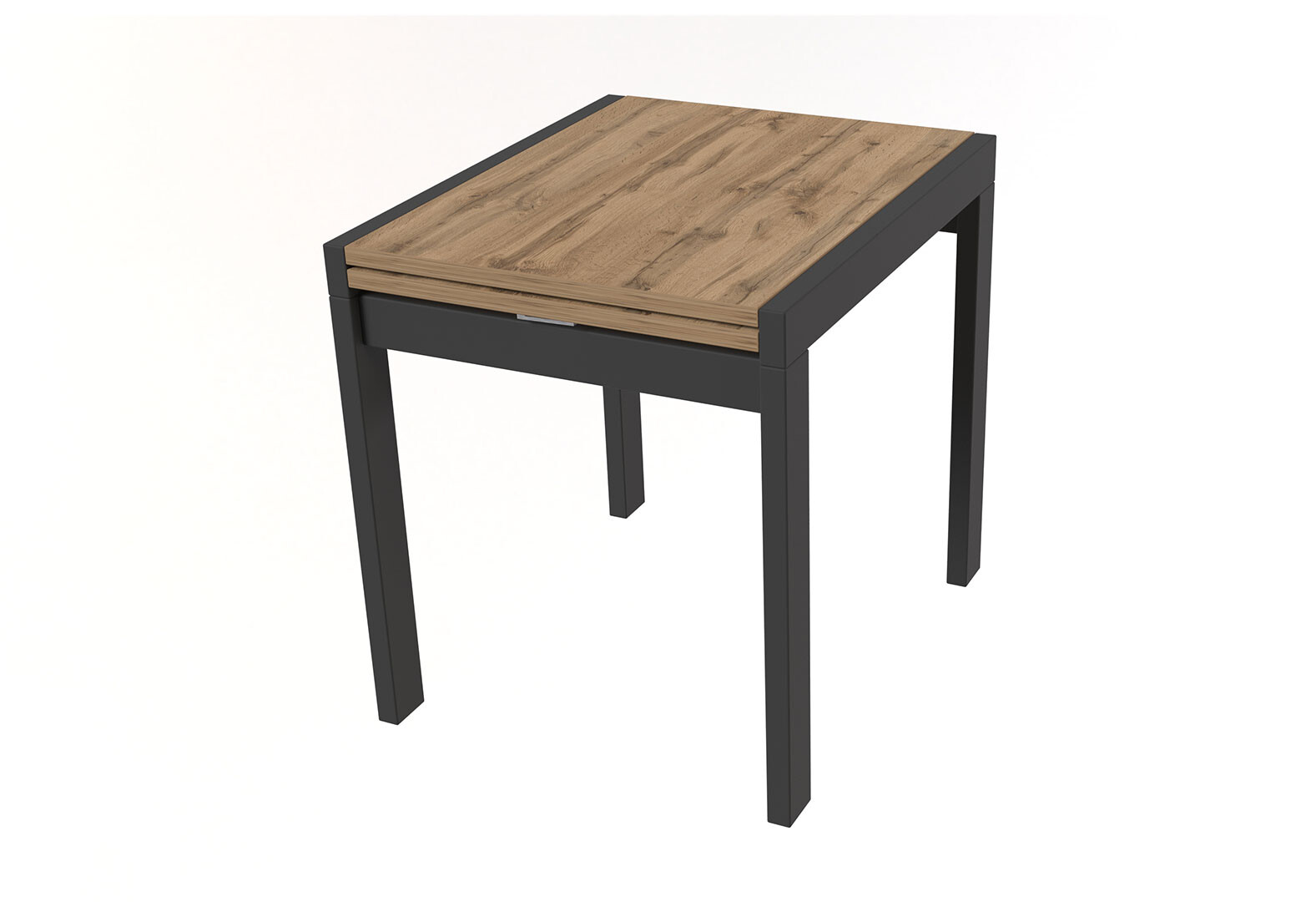 Фото 1 - Стол обеденный Viant Кросс раскладной 81,5 (163) см, венге / дуб тахо