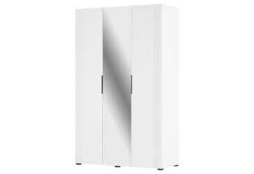 Фото Шкаф Svit Mebliv Амелия 3-дверный с зеркалом 120 см, белый