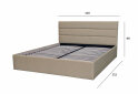 Image 5 - Ліжко-подіум Kredens furniture Берк 140х200 см, тк. Аляска 23