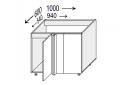 Image 1 - Низ кут Н 90°/820x1000x600 1дв Pro Blum Мері / Mary MiroMark