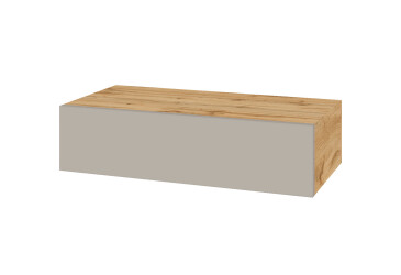 Фото Туалетний столик Світ Меблів Спейс 1 шухляда 80 см, дуб аппалачі / кашемір