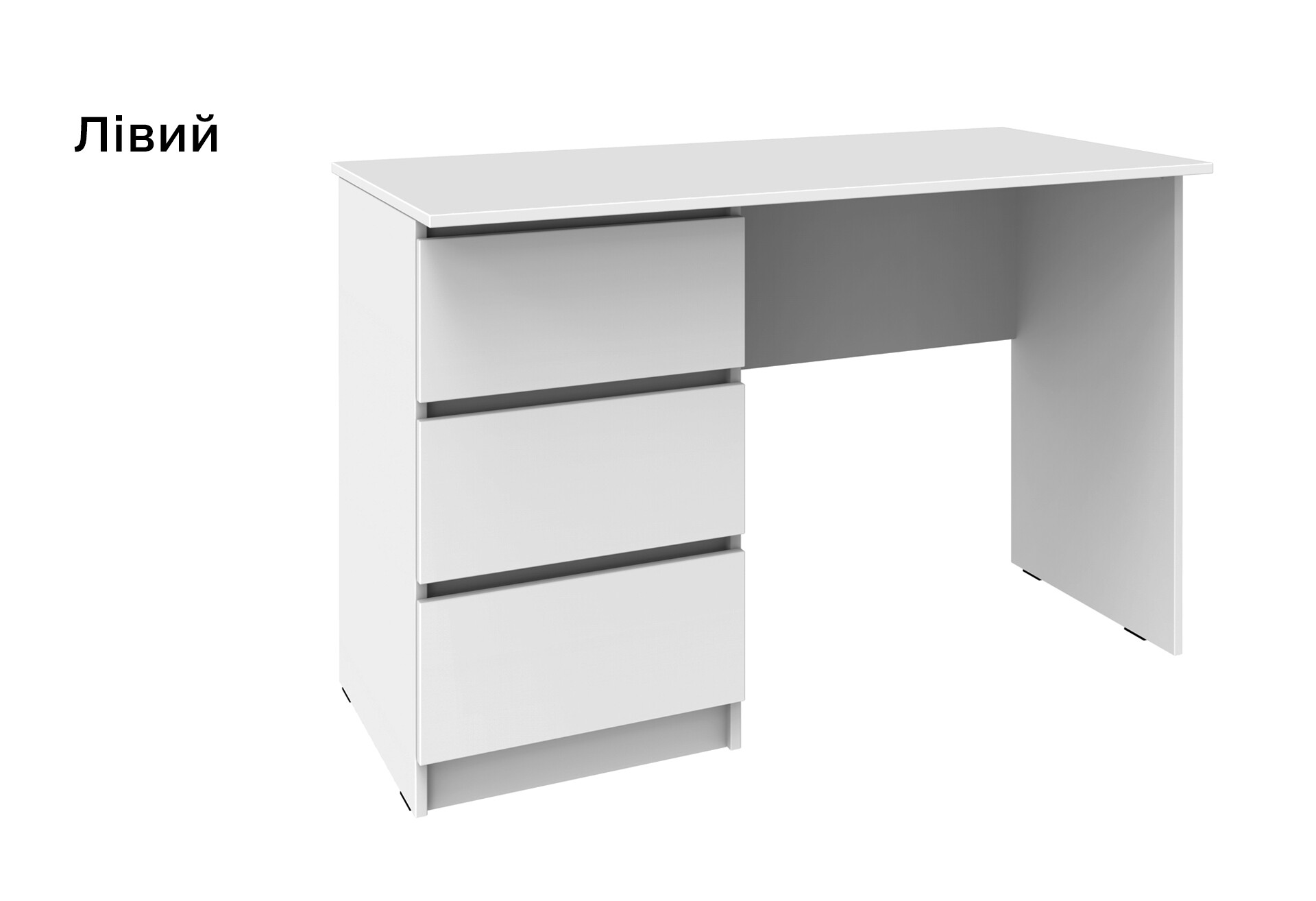 Фото 5 - Стол письменный Киевский стандарт КС 12 с 3-мя ящиками 120x58 см