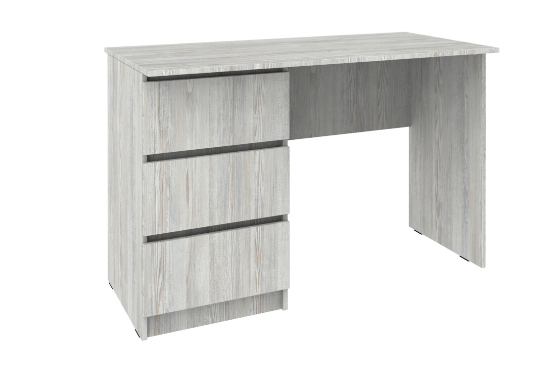 Фото Стол письменный Киевский стандарт КС 12 с 3-мя ящиками левый 120x58 см сосна натти