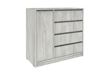 Фото Комод Киевский стандарт №11 с дверкой и 4 ящиками 90 см