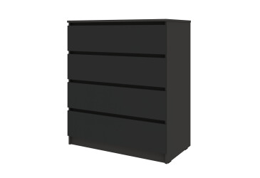 Фото Комод Київський стандарт №14 з 4 шухлядами 86 см антрацит / кварцит