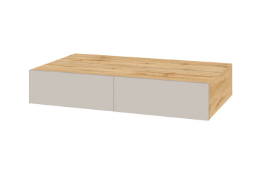 Фото Стол письменный подвесной Svit Mebliv Спейс 100 см, дуб аппалачи / кашемир